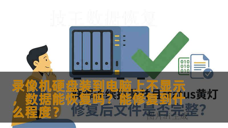 录像机硬盘装到电脑上不显示,数据能恢复吗?能修复到什么程度? 录像机硬盘装到电脑上不显示,数据能恢复吗?能修复到什么程度?