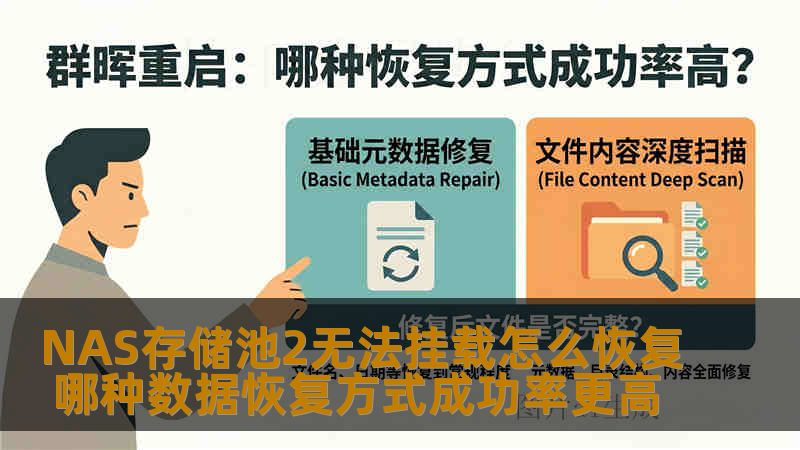 NAS存储池2无法挂载怎么恢复 哪种数据恢复方式成功率更高 NAS存储池2无法挂载怎么恢复 哪种数据恢复方式成功率更高