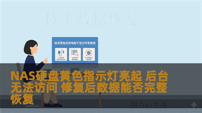 NAS硬盘黄色指示灯亮起 后台无法访问 修复后数据能否完整恢复