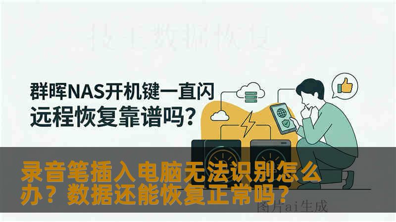 录音笔插入电脑无法识别怎么办？数据还能恢复正常吗？