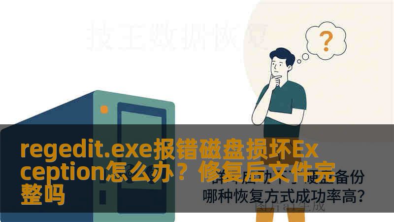 regedit.exe报错磁盘损坏Exception怎么办?修复后文件完整吗 regedit.exe报错磁盘损坏Exception怎么办?修复后文件完整吗