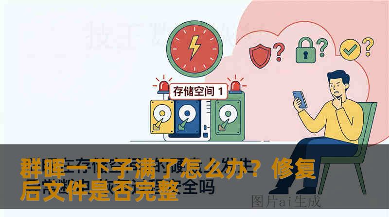 群晖一下子满了怎么办?修复后文件是否完整 群晖一下子满了怎么办?修复后文件是否完整