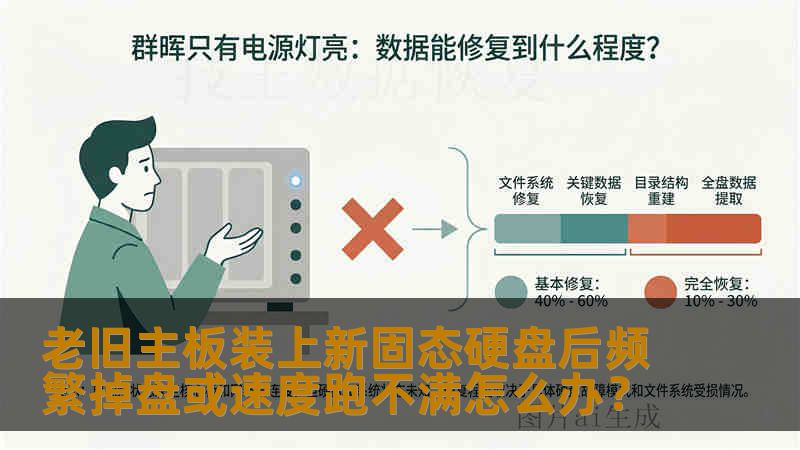 老旧主板装上新固态硬盘后频繁掉盘或速度跑不满怎么办？