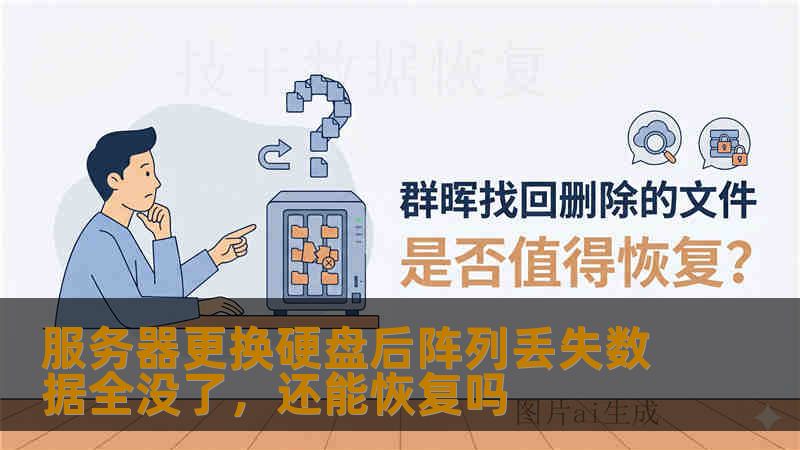 服务器更换硬盘后阵列丢失数据全没了，还能恢复吗