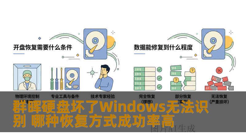 群晖NAS硬盘损坏导致Windows系统无法识别？本文分析坏道、逻辑故障等场景，结合真实案例与操作步骤，讲解哪种数据恢复方式成功率高，并提醒物理故障与逻辑故障的区别。