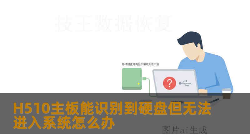 H510主板能识别到硬盘但无法进入系统怎么办