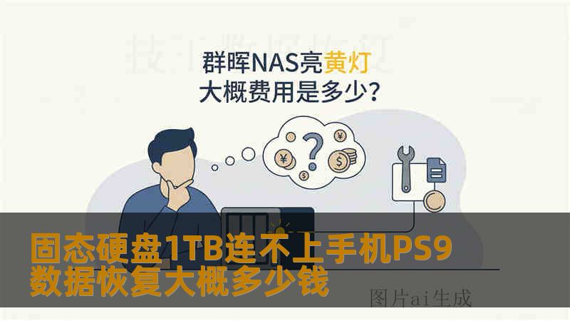 固态硬盘1TB连不上手机PS9 数据恢复大概多少钱