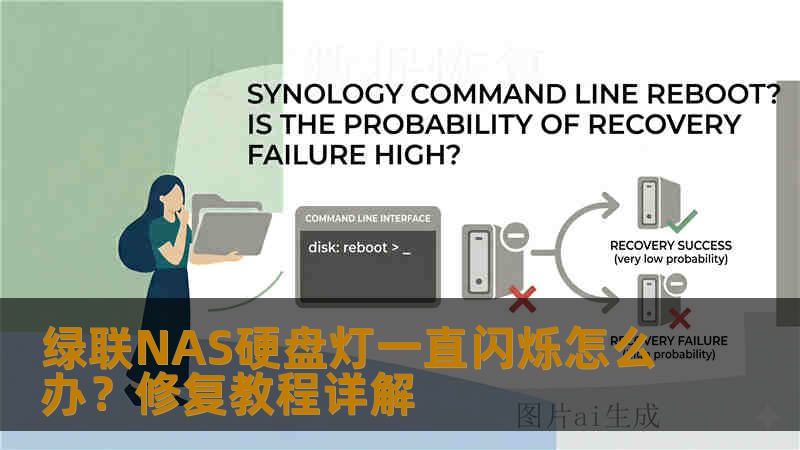 绿联NAS硬盘灯一直闪烁怎么办？修复教程详解