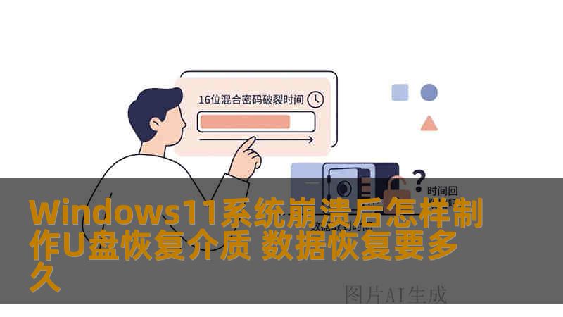 Windows11系统崩溃后怎样制作U盘恢复介质 数据恢复要多久 Windows11系统崩溃后怎样制作U盘恢复介质 数据恢复要多久