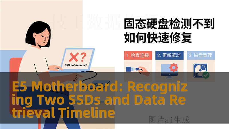 E5 Motherboard: Recognizing Two SSDs and Data Retrieval Timeline