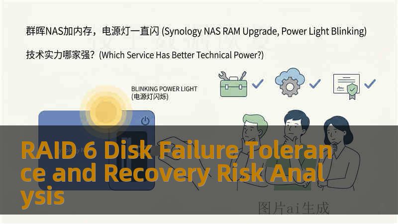 RAID 6 Disk Failure Tolerance and Recovery Risk Analysis