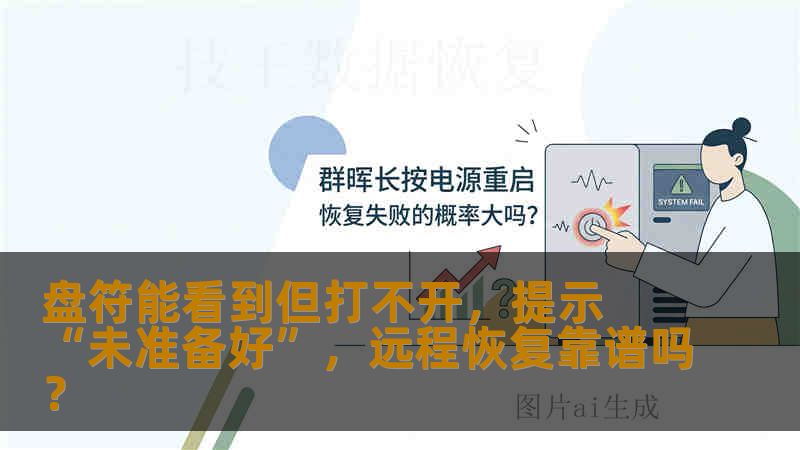 盘符能看到但打不开，提示“未准备好”，远程恢复靠谱吗？