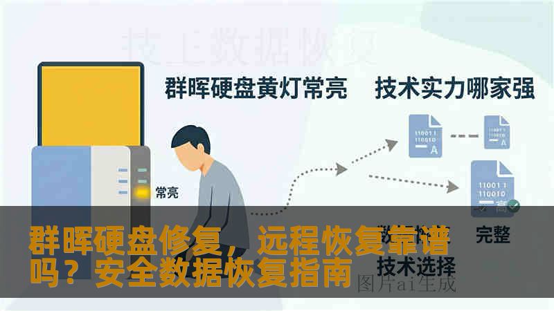 群晖硬盘修复，远程恢复靠谱吗？安全数据恢复指南