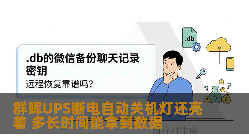 群晖UPS断电自动关机灯还亮着 多长时间能拿到数据 群晖UPS断电自动关机灯还亮着 多长时间能拿到数据