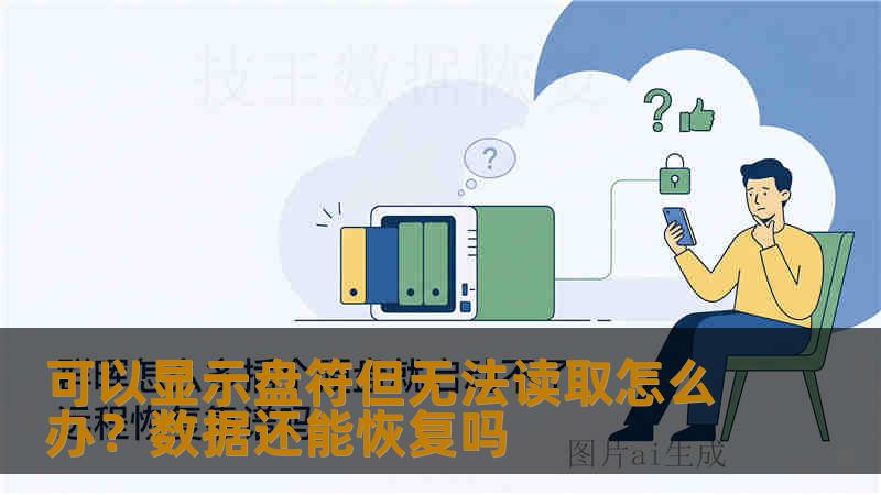 可以显示盘符但无法读取怎么办？数据还能恢复吗