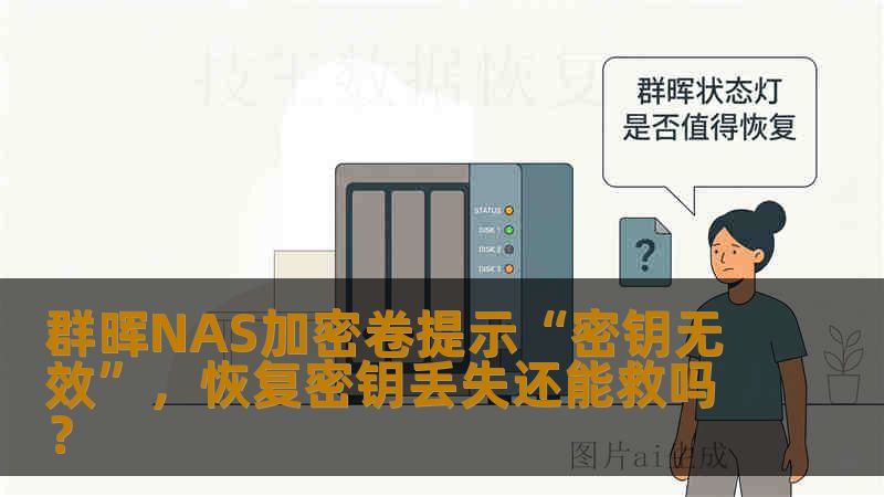 群晖NAS加密卷提示“密钥无效”，恢复密钥丢失还能救吗？