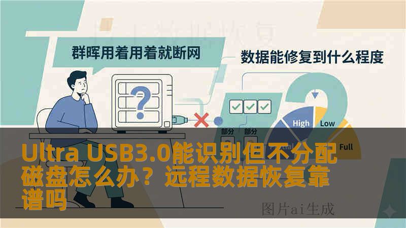 Ultra USB3.0能识别但不分配磁盘怎么办？远程数据恢复靠谱吗
