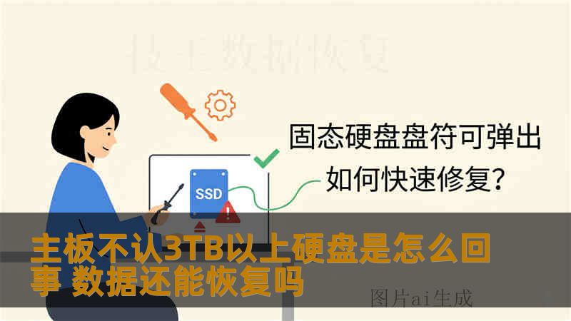 主板不认3TB以上硬盘是怎么回事 数据还能恢复吗