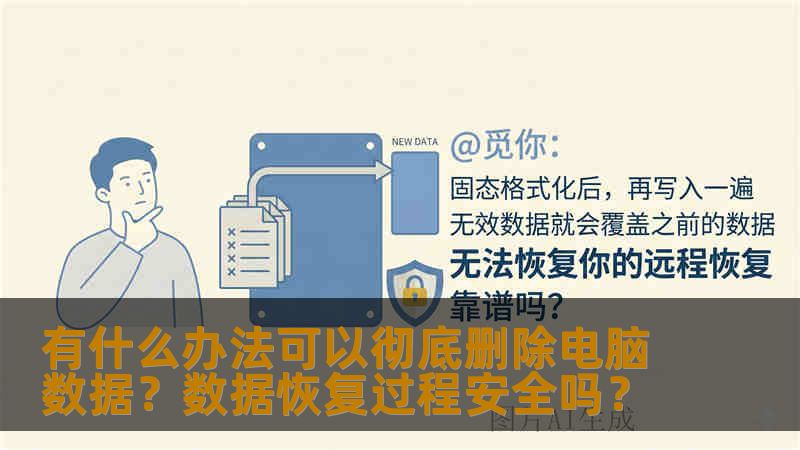 有什么办法可以彻底删除电脑数据？数据恢复过程安全吗？