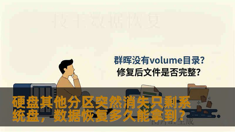 硬盘其他分区突然消失只剩系统盘，数据恢复多久能拿到？