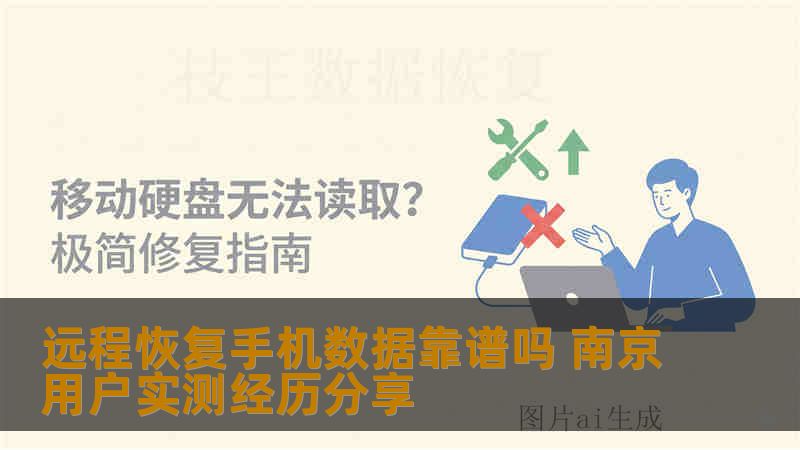 远程恢复手机数据靠谱吗 南京用户实测经历分享