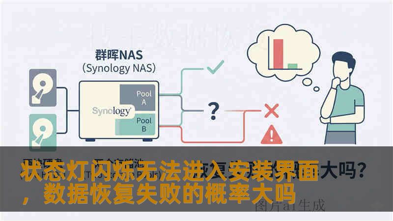 状态灯闪烁无法进入安装界面，数据恢复失败的概率大吗