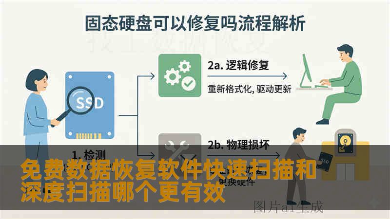 免费数据恢复软件快速扫描和深度扫描哪个更有效