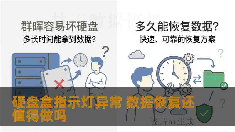 硬盘盒指示灯异常 数据恢复还值得做吗