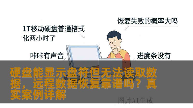 硬盘能显示盘符但无法读取数据，远程数据恢复靠谱吗？真实案例详解