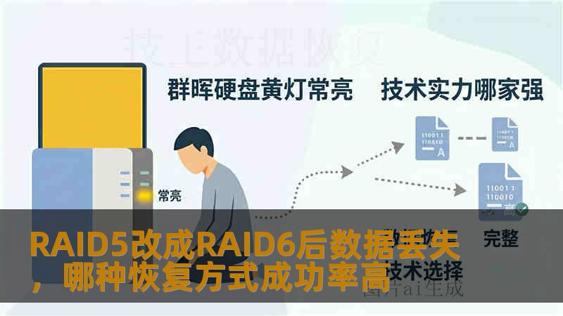 RAID5改成RAID6后数据丢失，哪种恢复方式成功率高