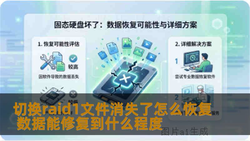 切换raid1文件消失了怎么恢复 数据能修复到什么程度 切换raid1文件消失了怎么恢复 数据能修复到什么程度