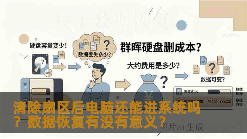 清除扇区后电脑还能进系统吗？数据恢复有没有意义？