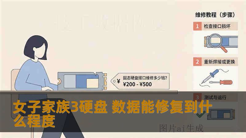 女子家族3硬盘 数据能修复到什么程度
