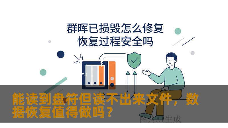 能读到盘符但读不出来文件，数据恢复值得做吗？
