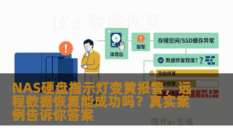 NAS硬盘指示灯变黄报警,远程数据恢复能成功吗?真实案例告诉你答案 NAS硬盘指示灯变黄报警,远程数据恢复能成功吗?真实案例告诉你答案