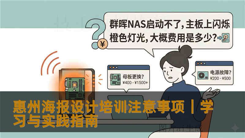 惠州海报设计培训注意事项｜学习与实践指南