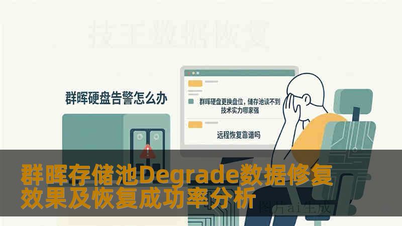 群晖存储池Degrade数据修复效果及恢复成功率分析