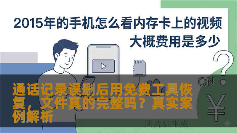 通话记录误删后用免费工具恢复，文件真的完整吗？真实案例解析
