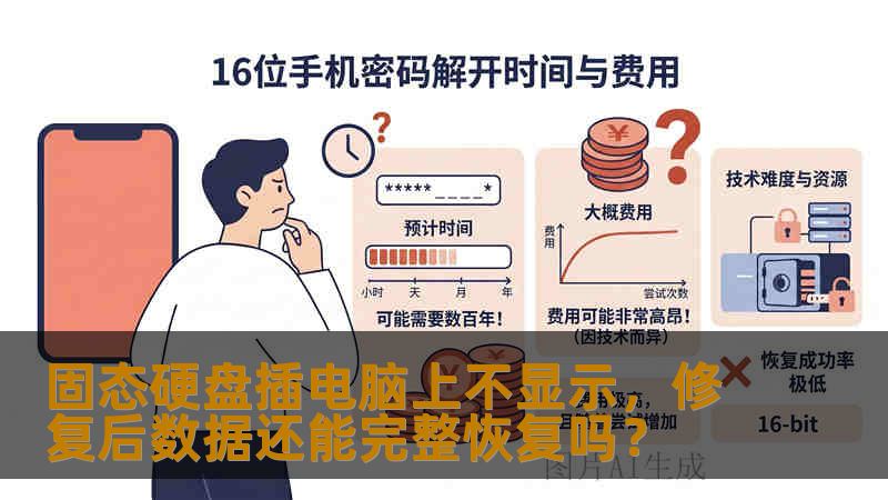 固态硬盘插电脑上不显示,修复后数据还能完整恢复吗? 固态硬盘插电脑上不显示,修复后数据还能完整恢复吗?