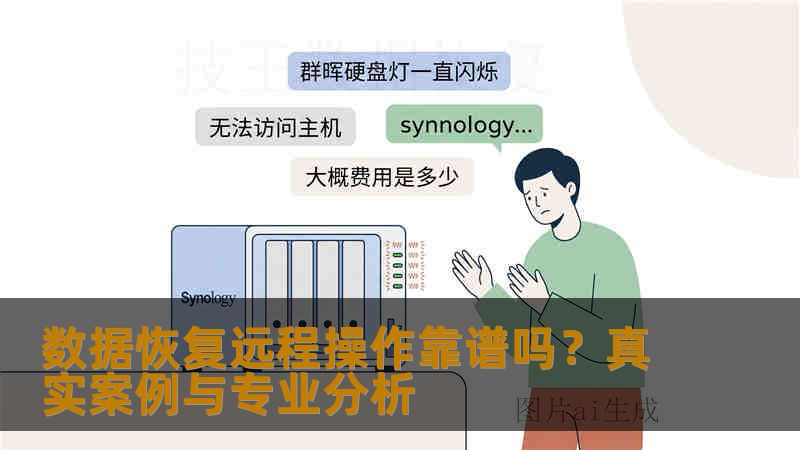 数据恢复远程操作靠谱吗？真实案例与专业分析