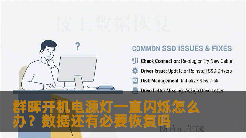 群晖开机电源灯一直闪烁怎么办？数据还有必要恢复吗