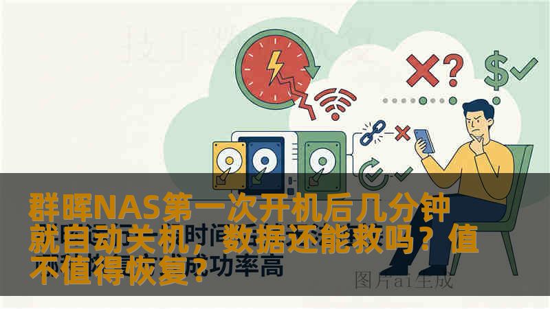 群晖NAS第一次开机后几分钟就自动关机，数据还能救吗？值不值得恢复？
