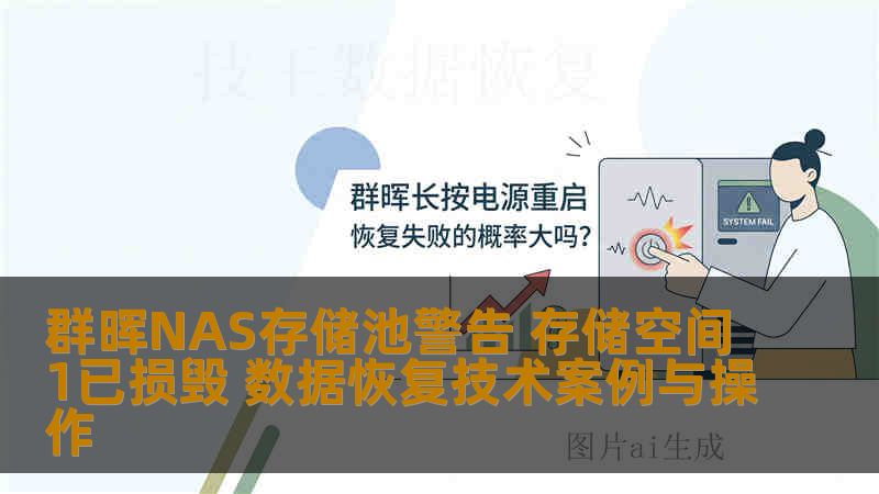 群晖NAS存储池警告 存储空间1已损毁 数据恢复技术案例与操作