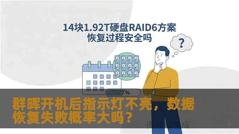 群晖开机后指示灯不亮,数据恢复失败概率大吗? 群晖开机后指示灯不亮,数据恢复失败概率大吗?