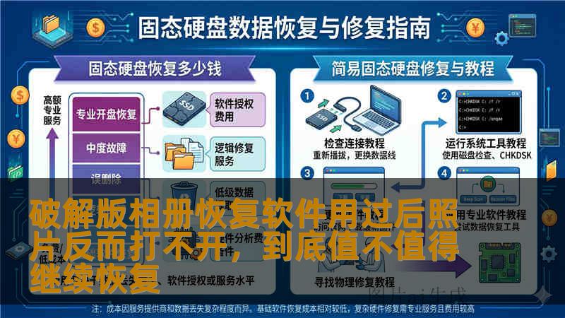破解版相册恢复软件用过后照片反而打不开，到底值不值得继续恢复