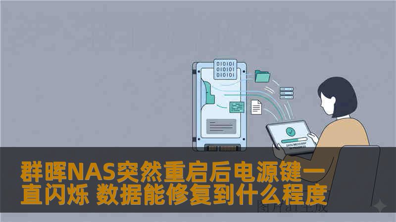 群晖NAS突然重启后电源键一直闪烁 数据能修复到什么程度