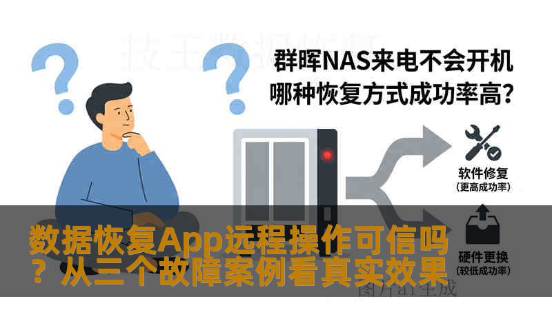 数据恢复App远程操作可信吗？从三个故障案例看真实效果