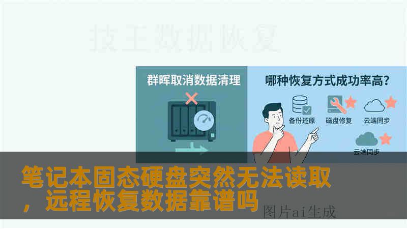 笔记本固态硬盘突然无法读取，远程恢复数据靠谱吗