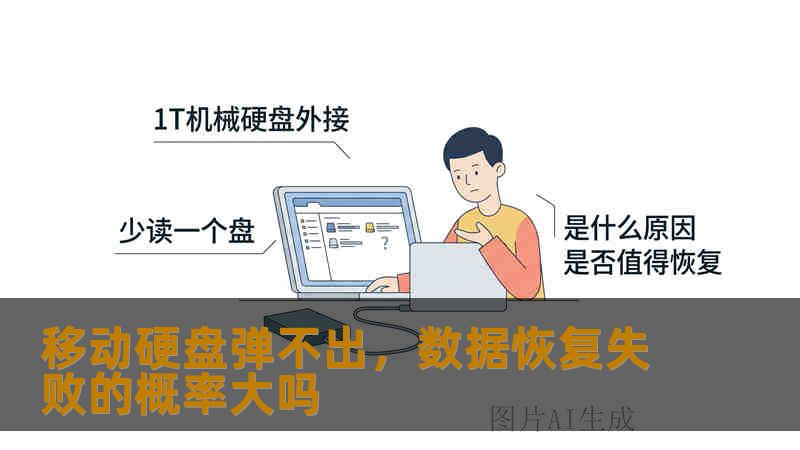 移动硬盘弹不出，数据恢复失败的概率大吗