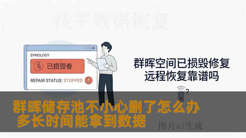 群晖储存池不小心删了怎么办 多长时间能拿到数据